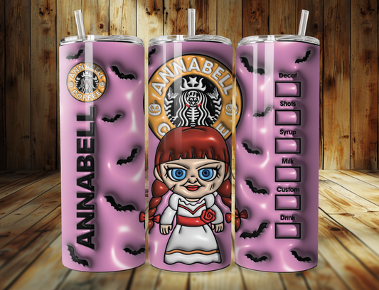 3D Annabelle Coffee Tumbler