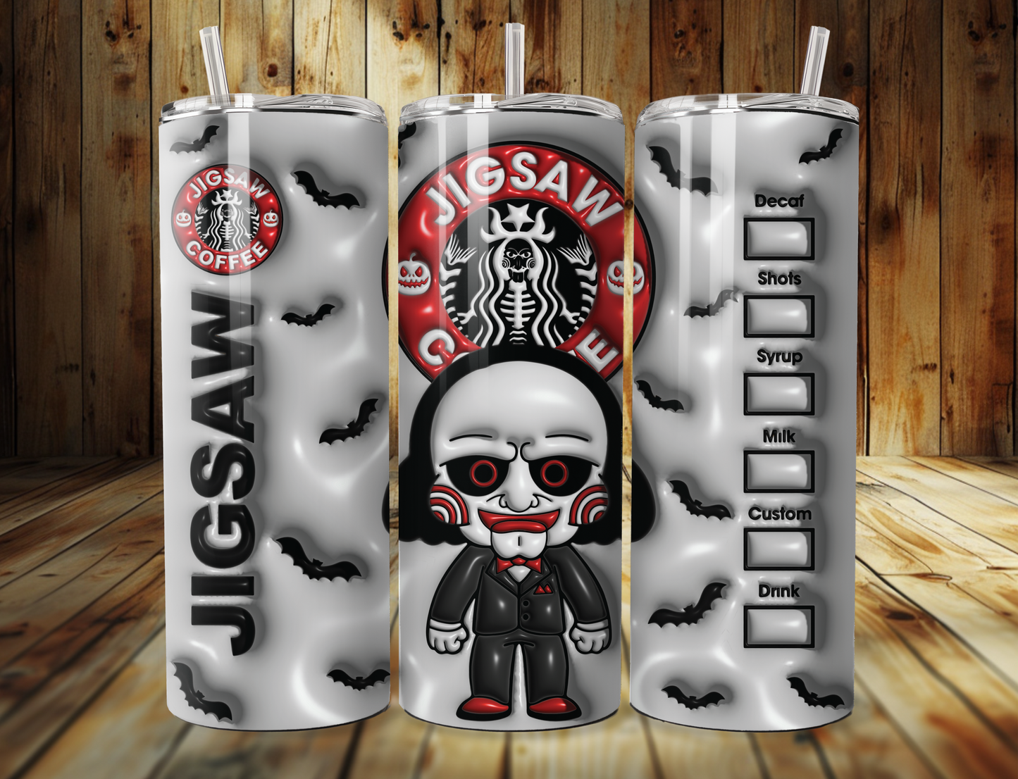 3D Jigsaw Coffee Tumbler