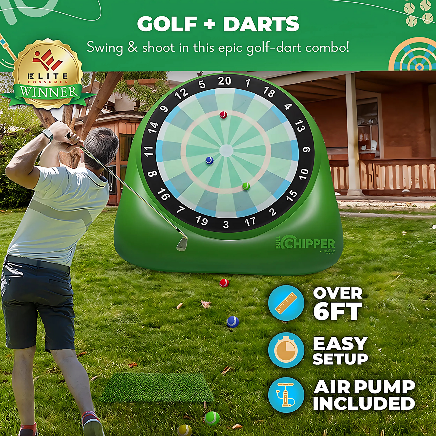 Inflatable Golf Bullseye