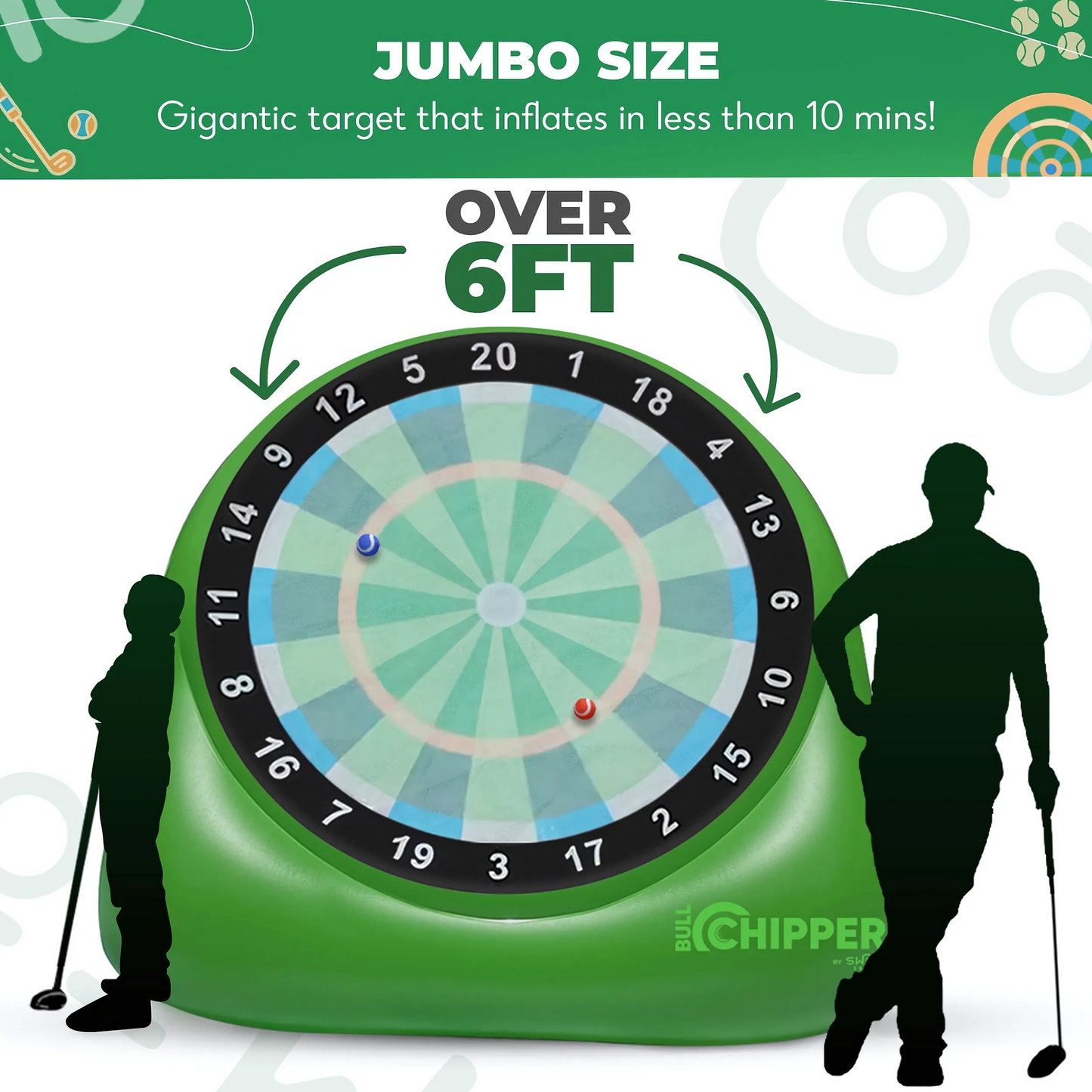 Inflatable Golf Bullseye