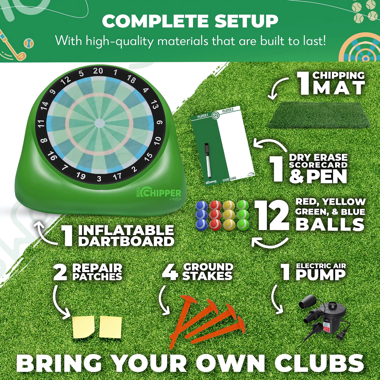 Inflatable Golf Bullseye