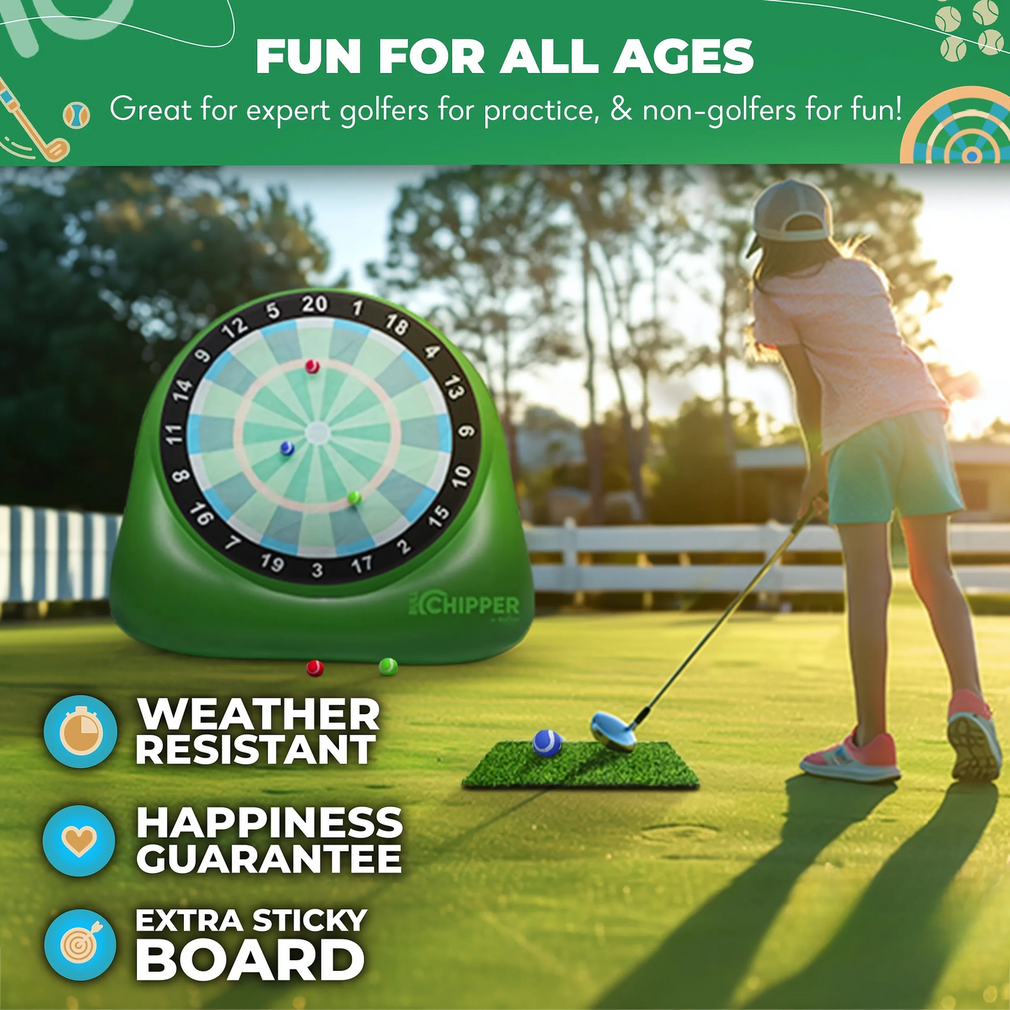 Inflatable Golf Bullseye