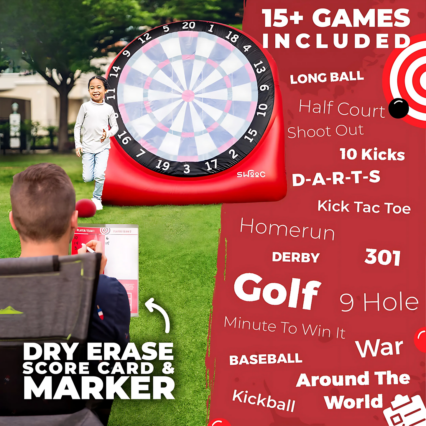 Inflatable Soccer Bullseye