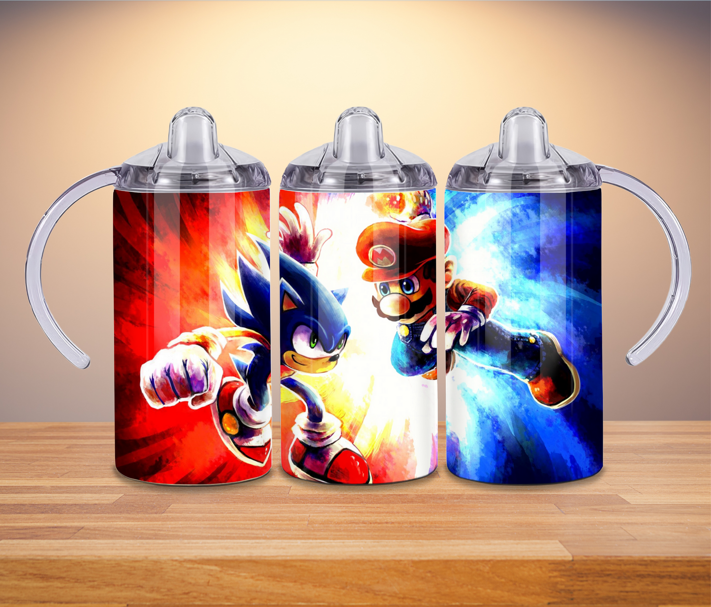 Mario and Sonic Sippy Cup