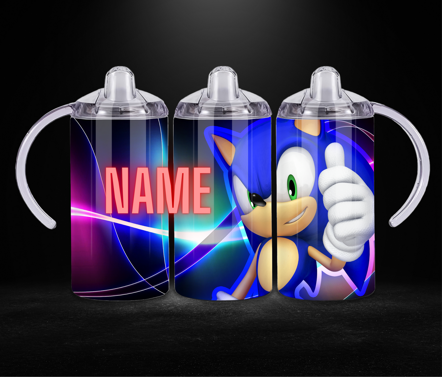 Personalizable Sonic Sippy Cup