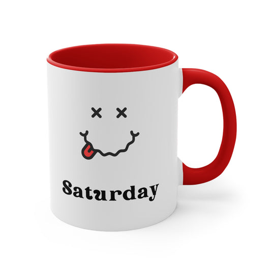 Saturday Accent Coffee Mug