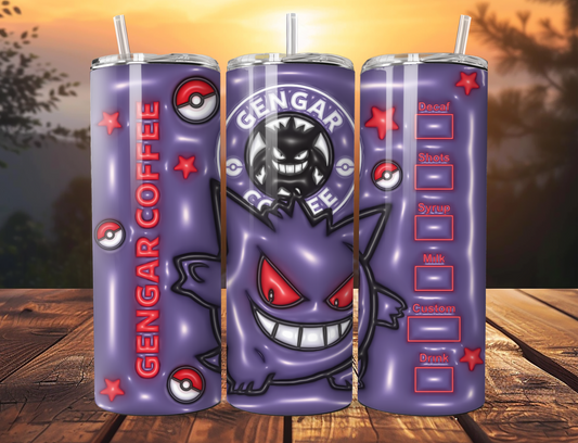 3D Gengar Coffee Tumbler