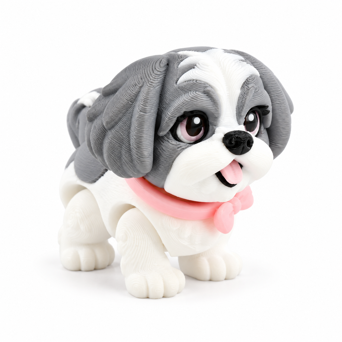 Articulated Puppy Figurines