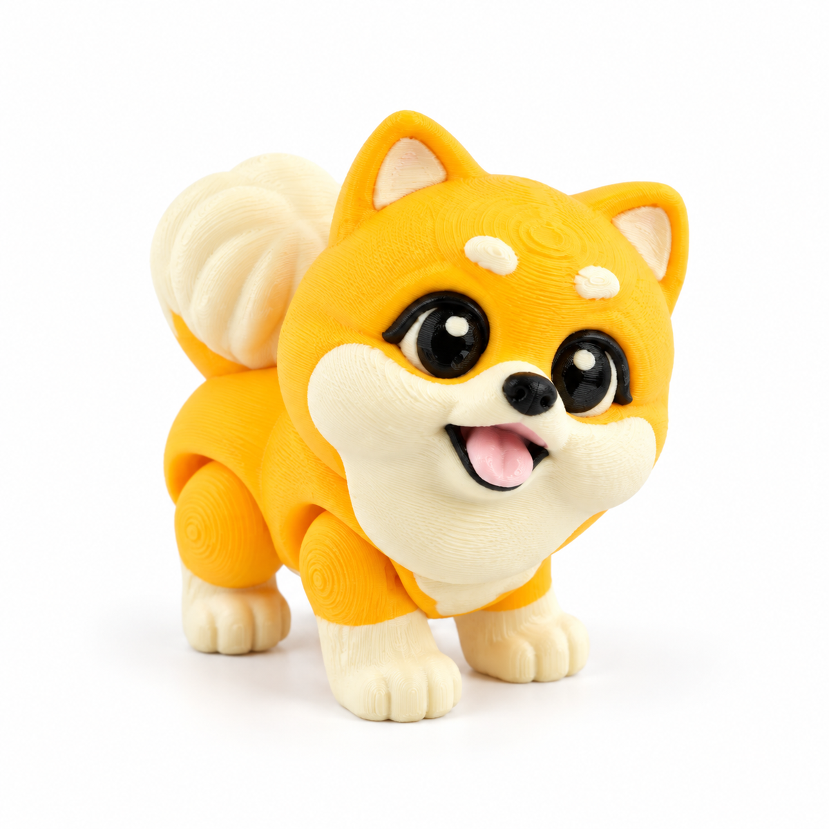 Articulated Puppy Figurines