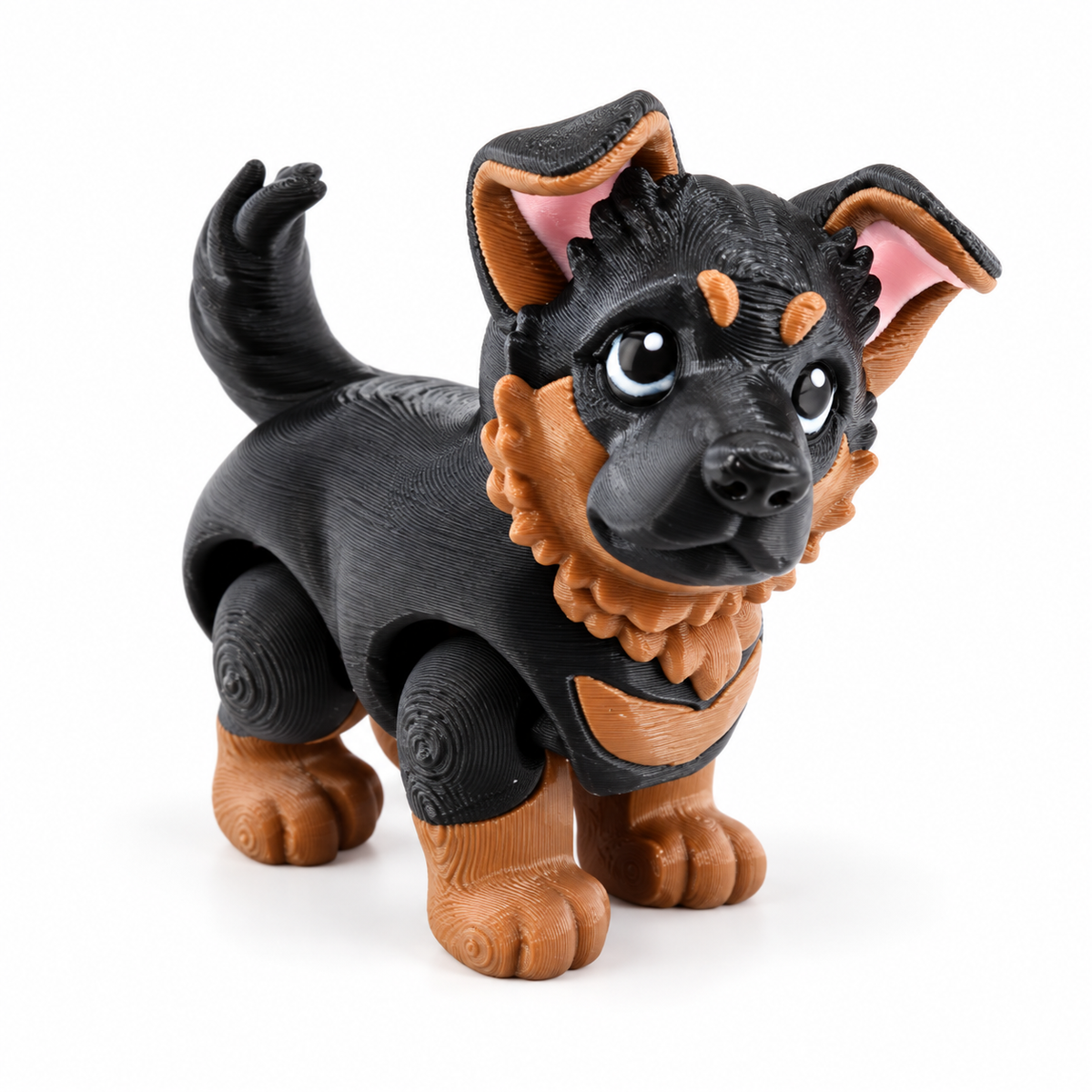 Articulated Puppy Figurines