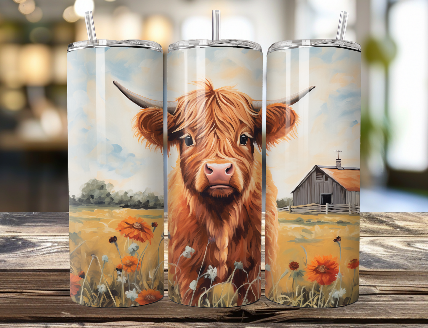 Highland Cow Tumbler