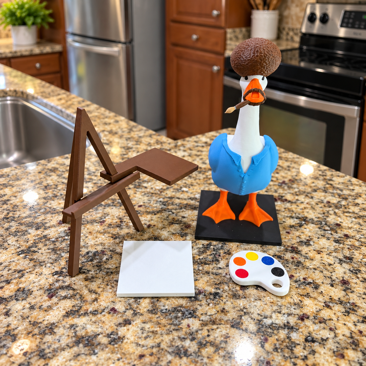 The Bob Ross Goose Accessories