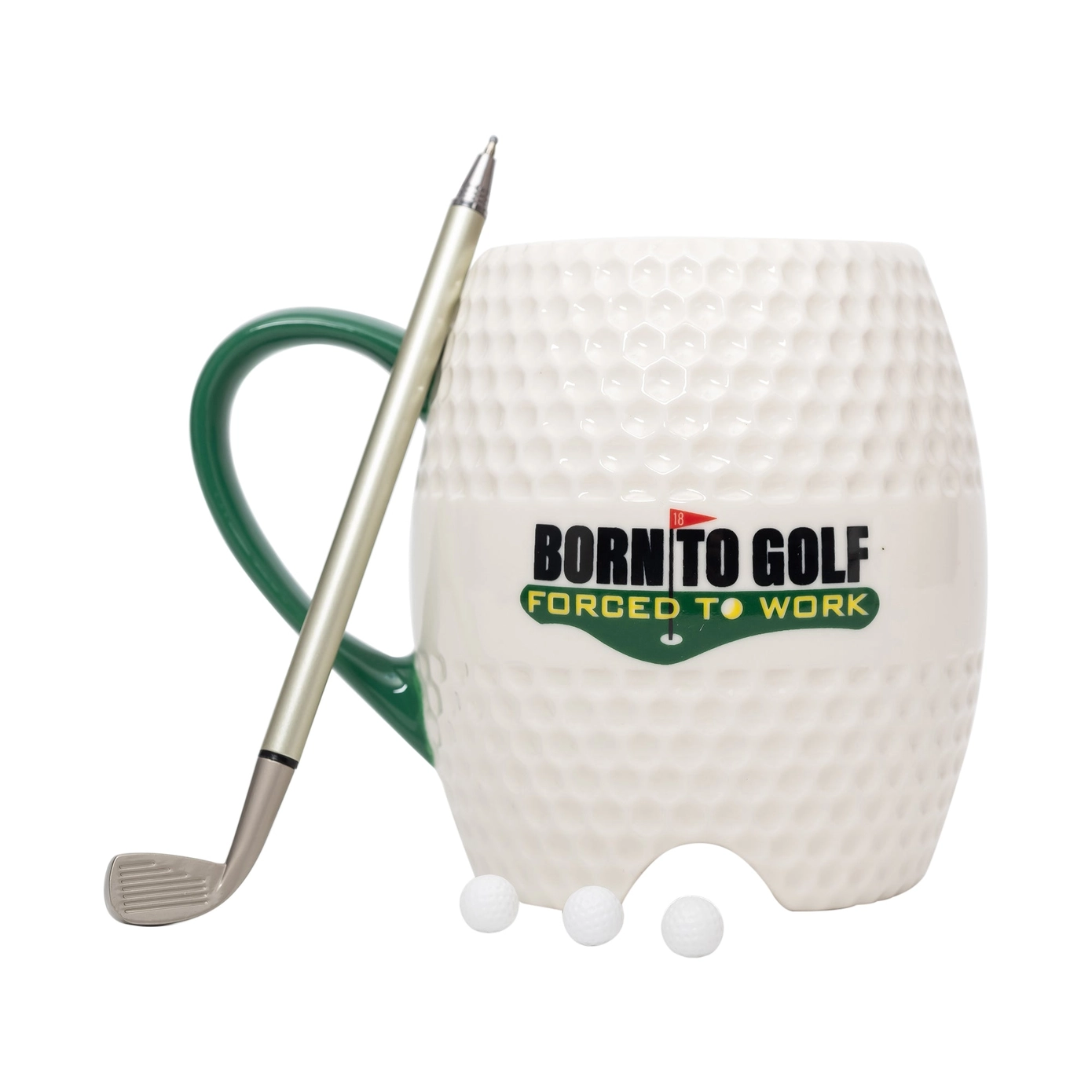 Born To Golf Forced to Work Mug