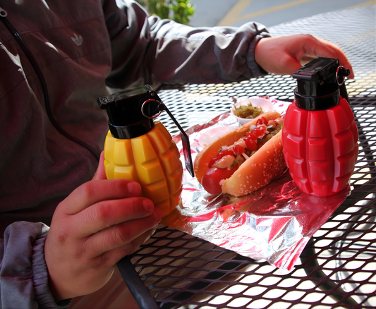 Grenade Condiment Dispenser
