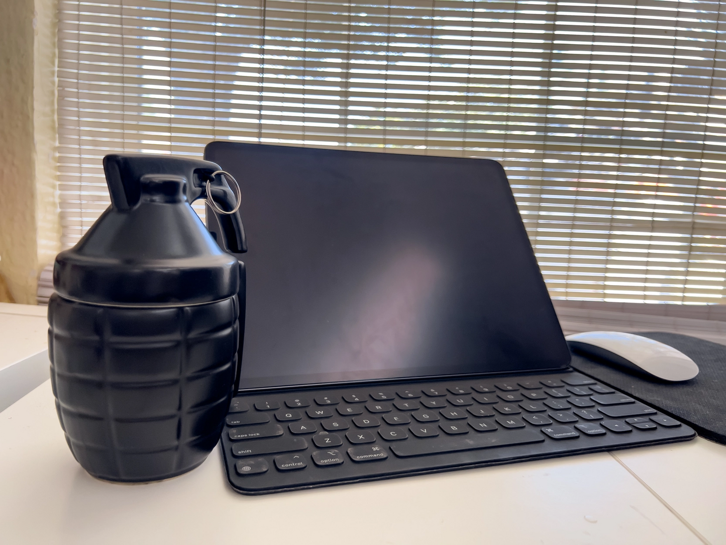 Grenade Mug with Lid
