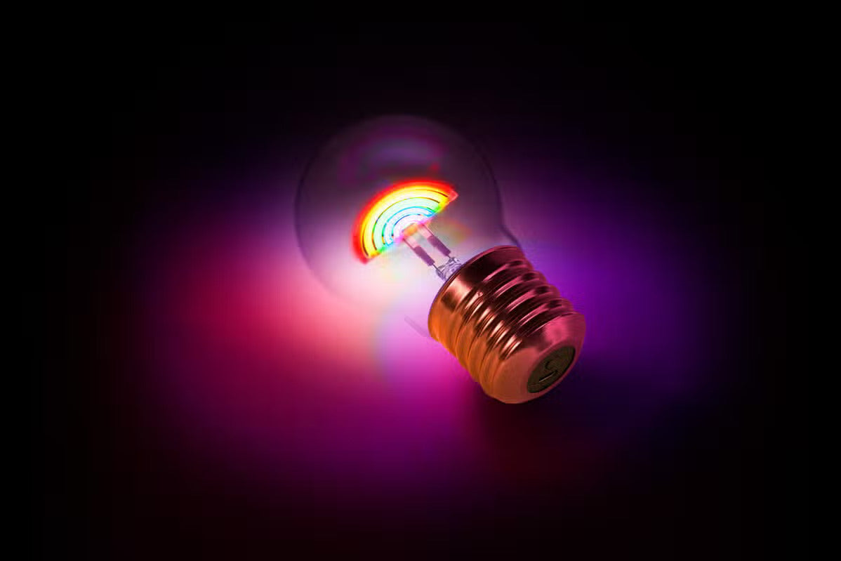 Magic Cordless Rainbow Light Bulb