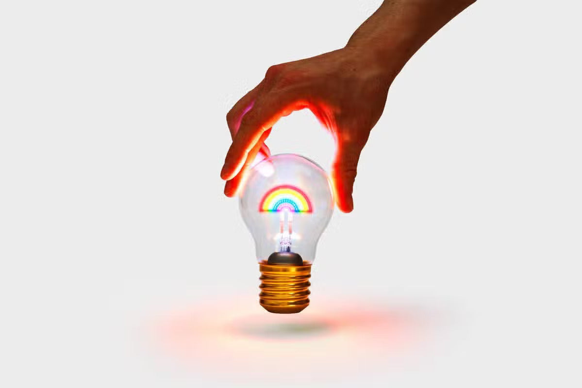 Magic Cordless Rainbow Light Bulb