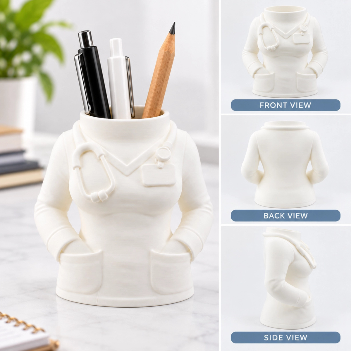 Doctor and Nurse Pen Holder
