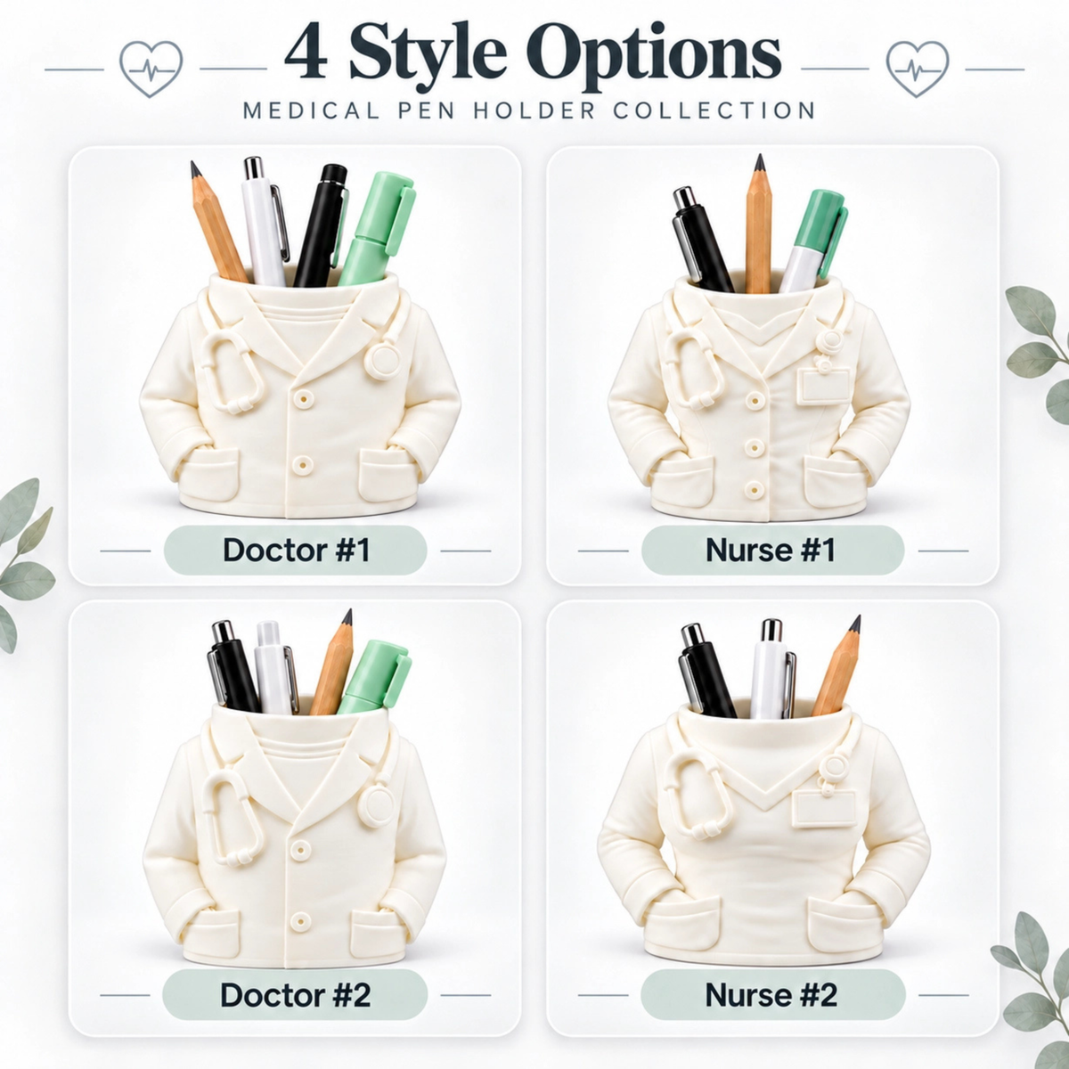 Doctor and Nurse Pen Holder