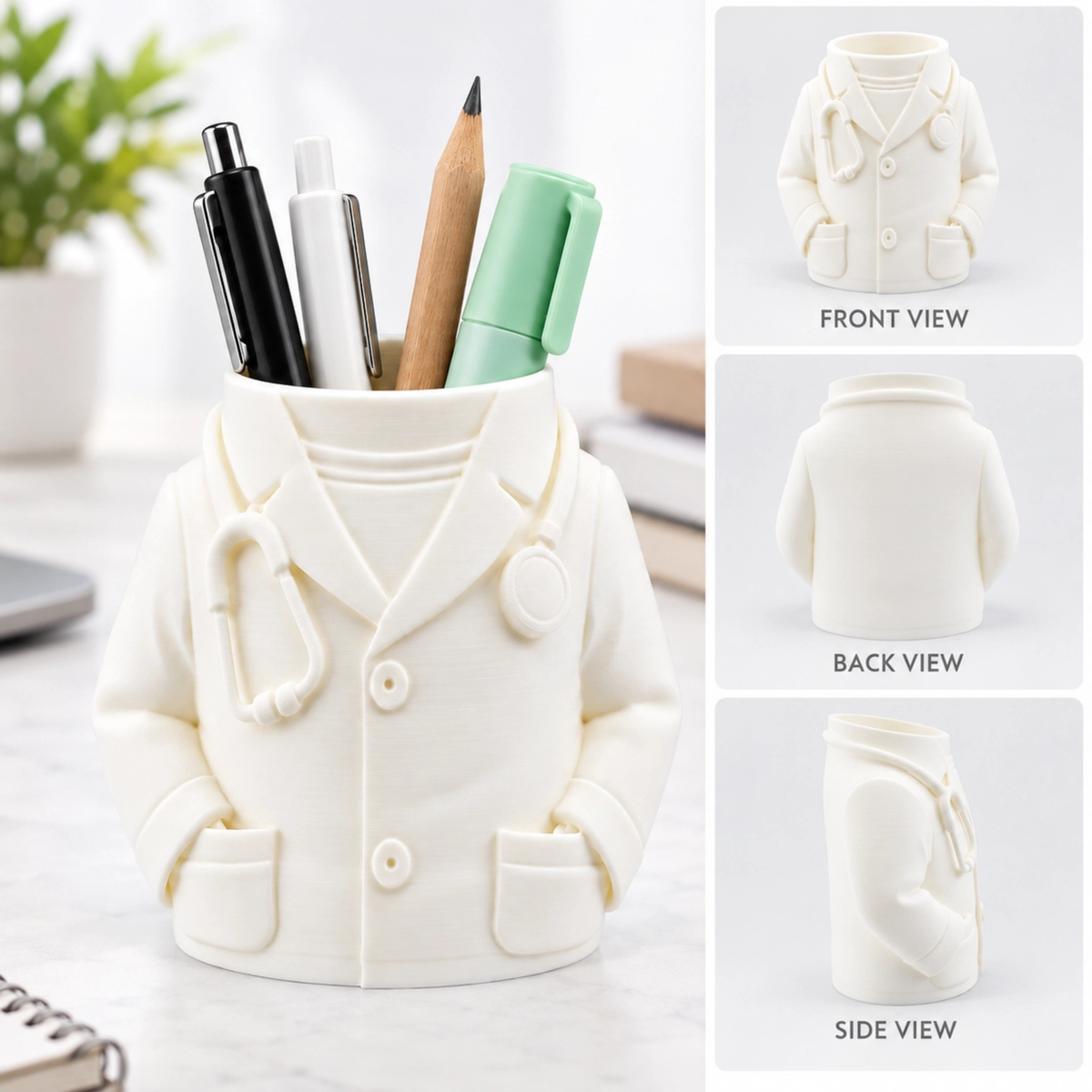 Doctor and Nurse Pen Holder