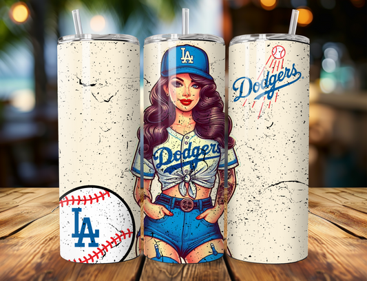 Dodgers Girl Tumbler