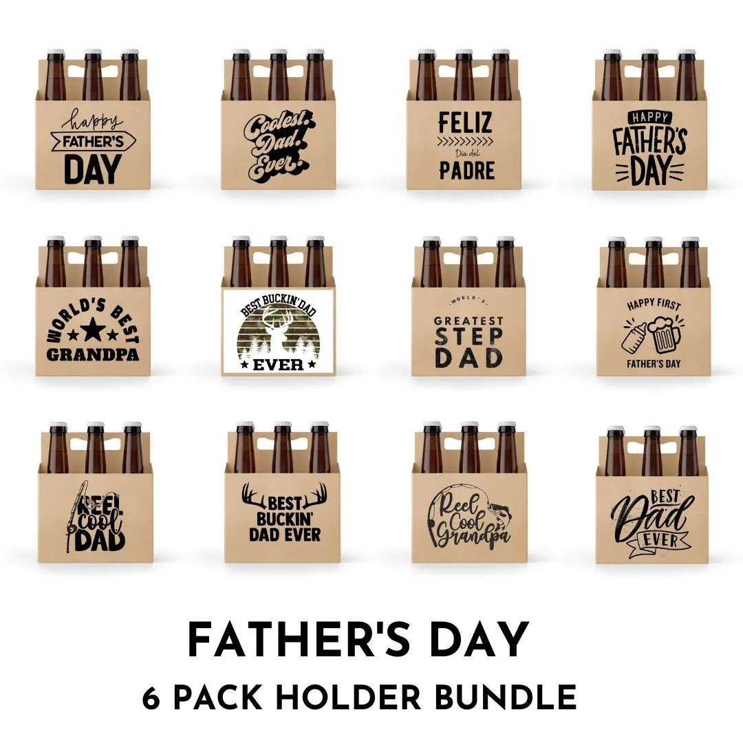 Fathers Day 6 pack Holder