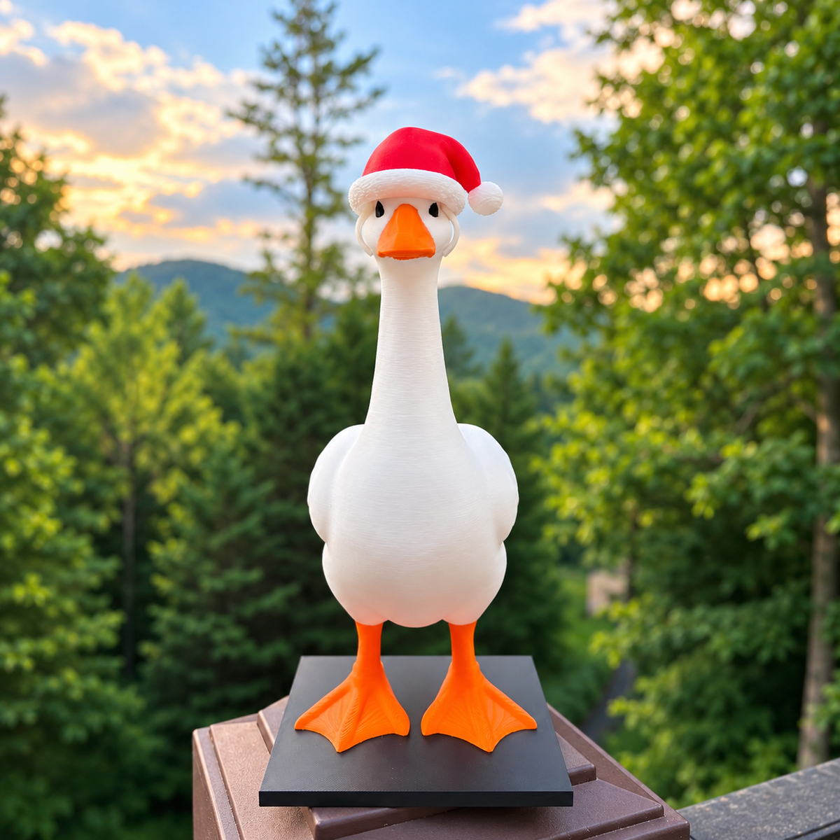 The Goose Santa Hat