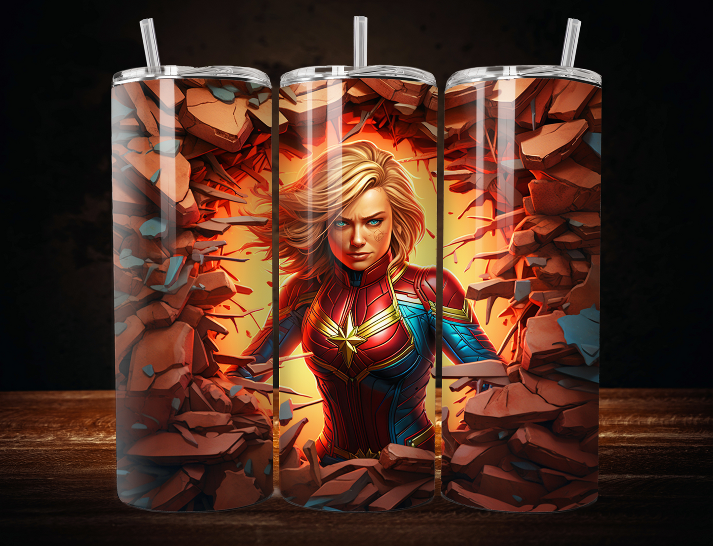 Captain Marvel Tumbler