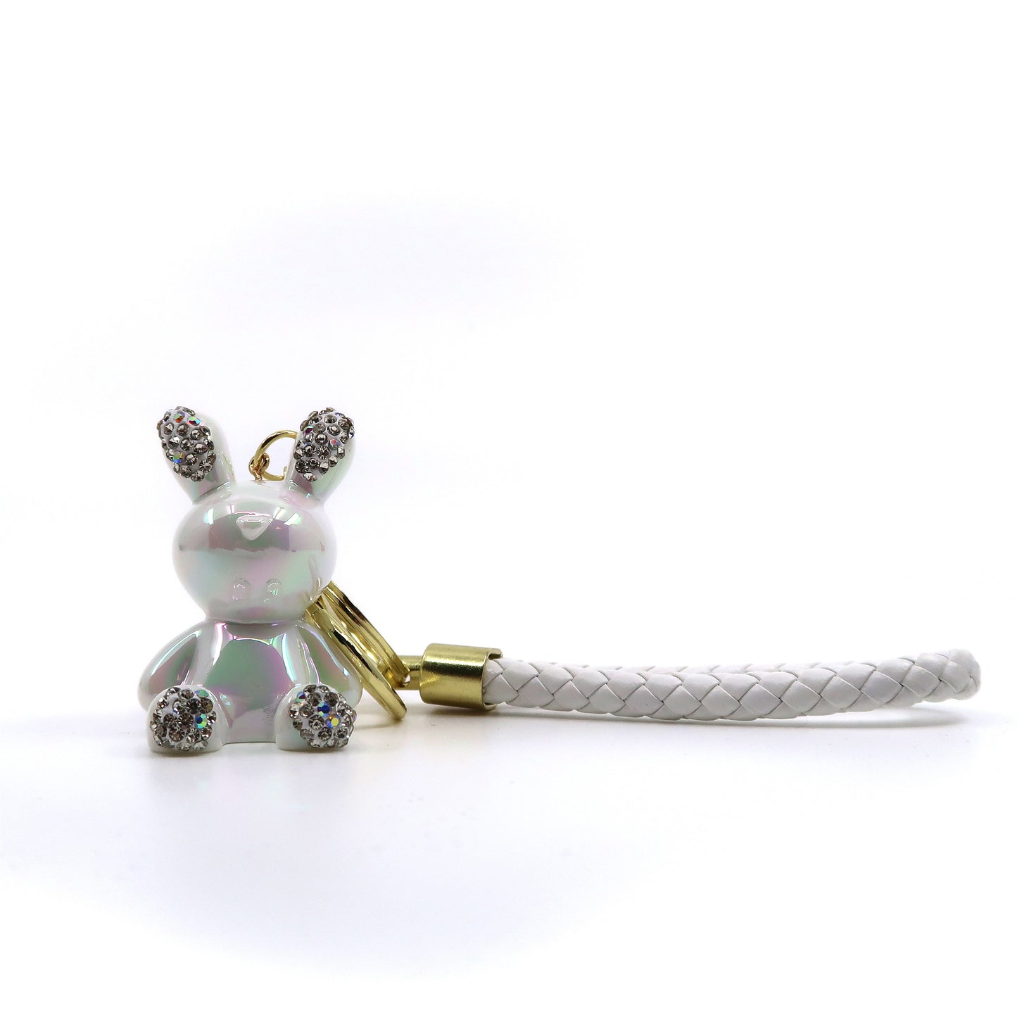 Rhinestone Rabbit Key Chain