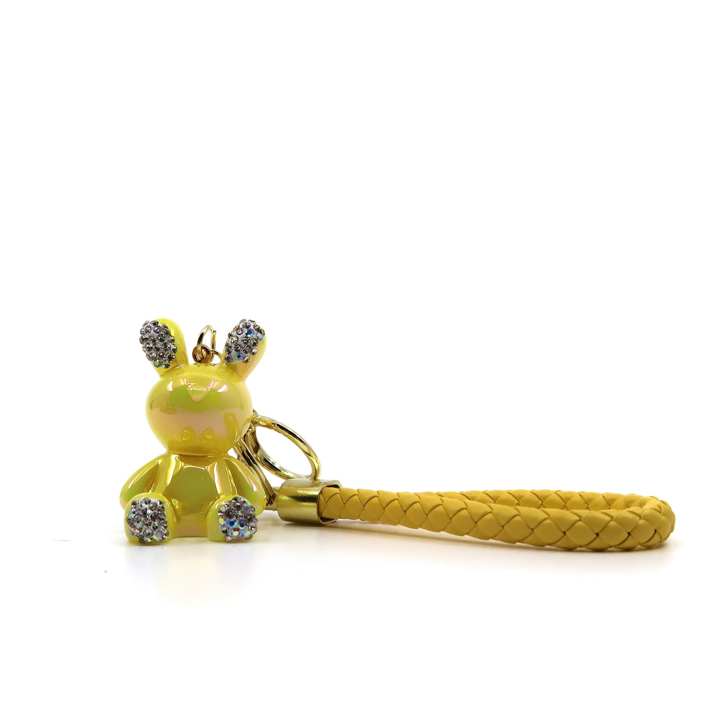 Rhinestone Rabbit Key Chain