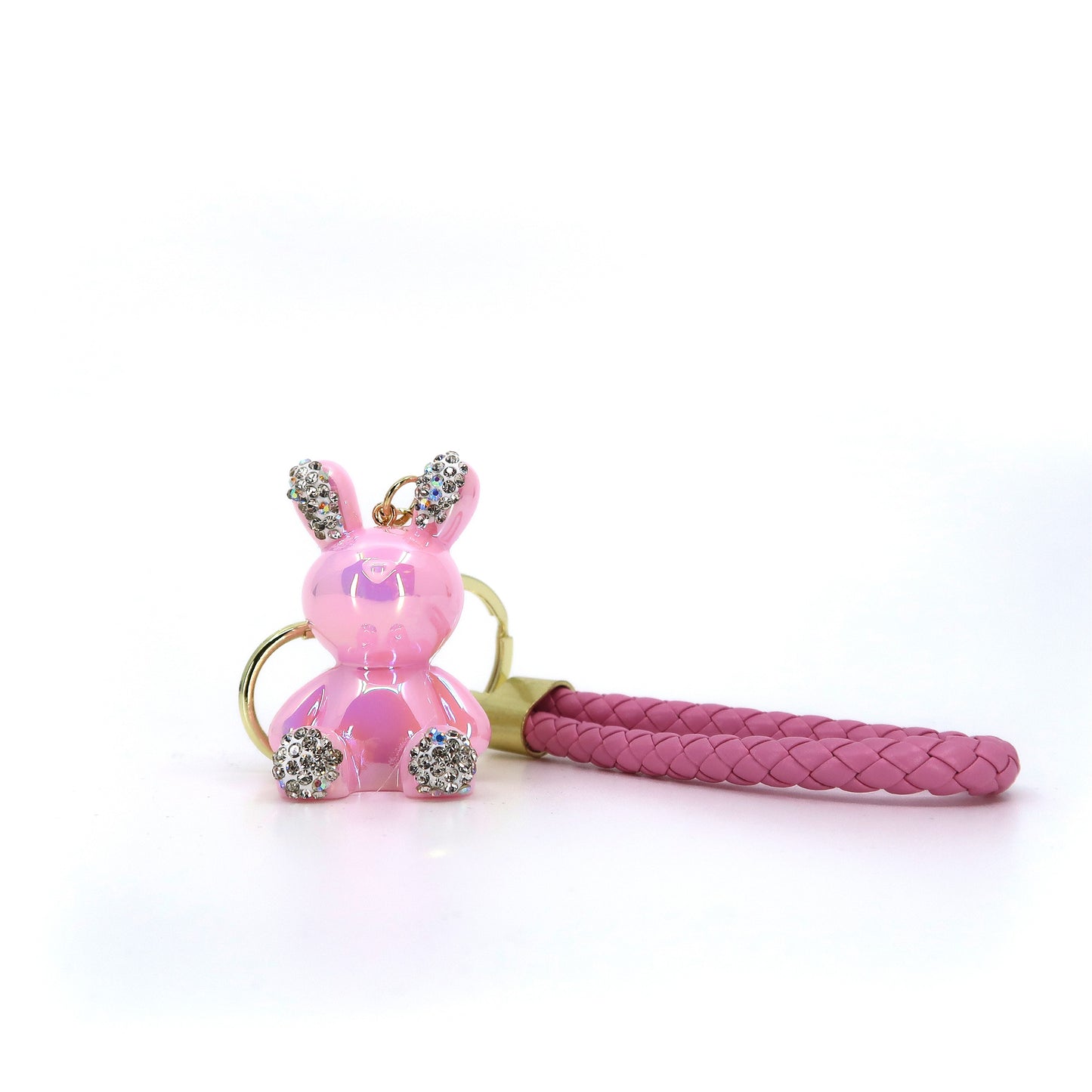 Rhinestone Rabbit Key Chain