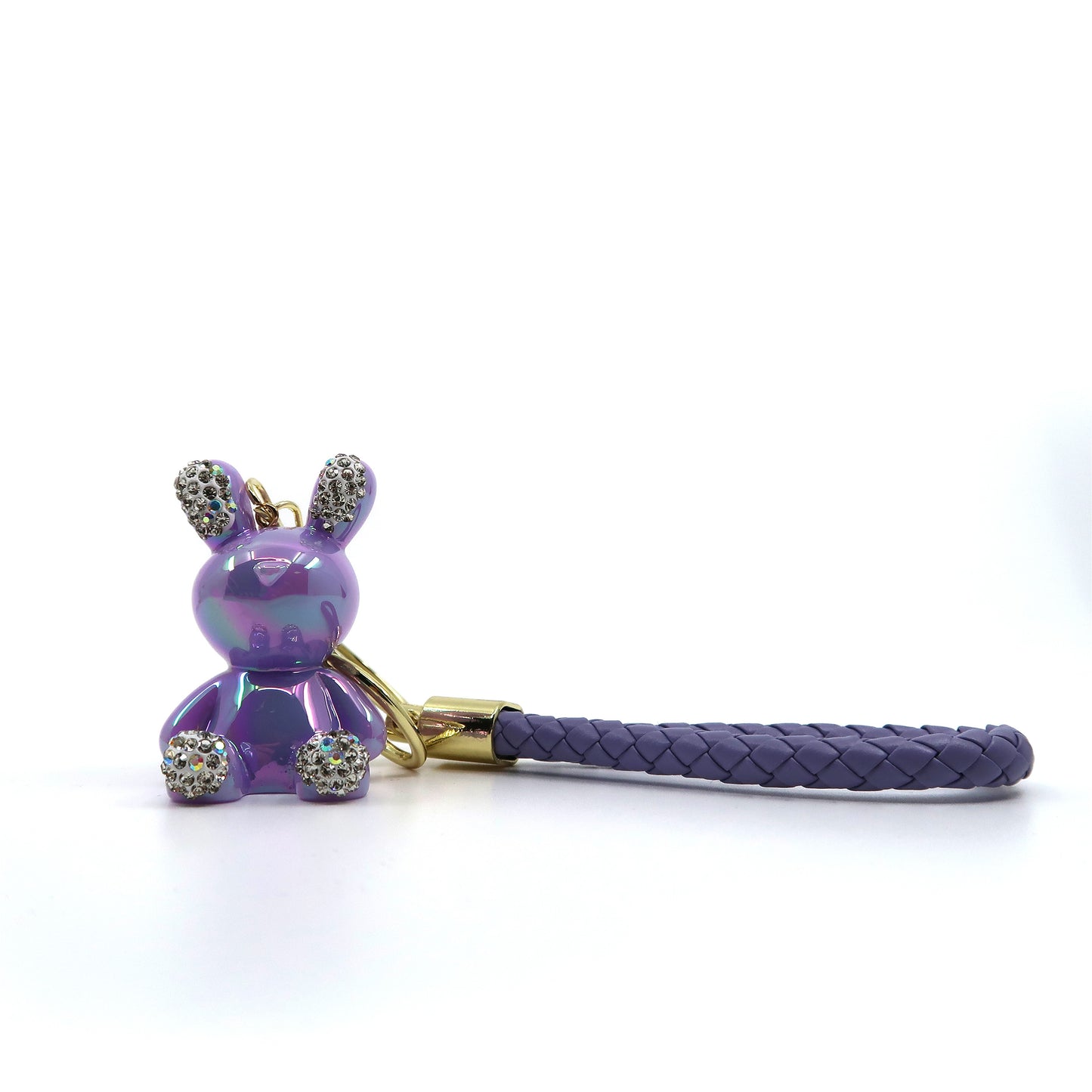 Rhinestone Rabbit Key Chain