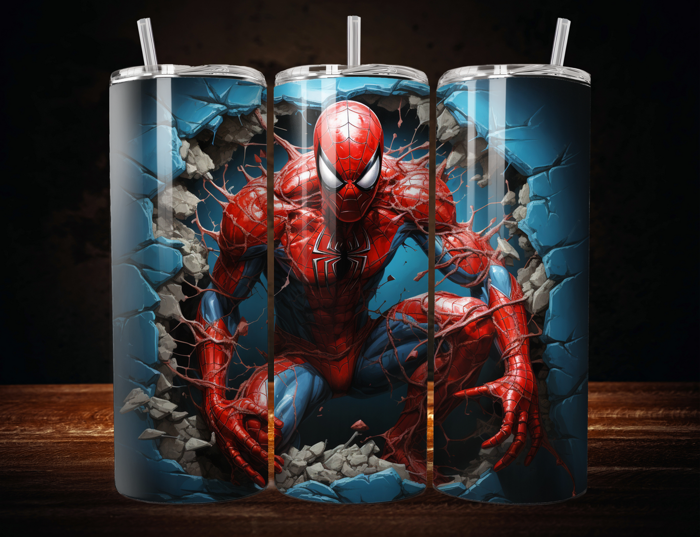 Spider-Man Blue Tumbler