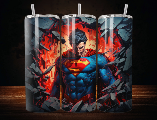 Super Man Tumbler