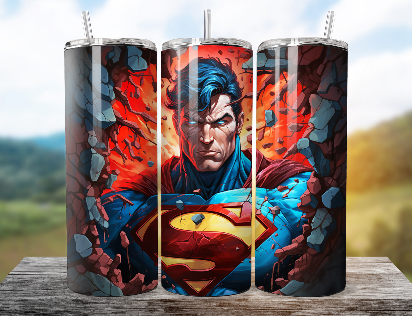 Super Man Mad Tumbler