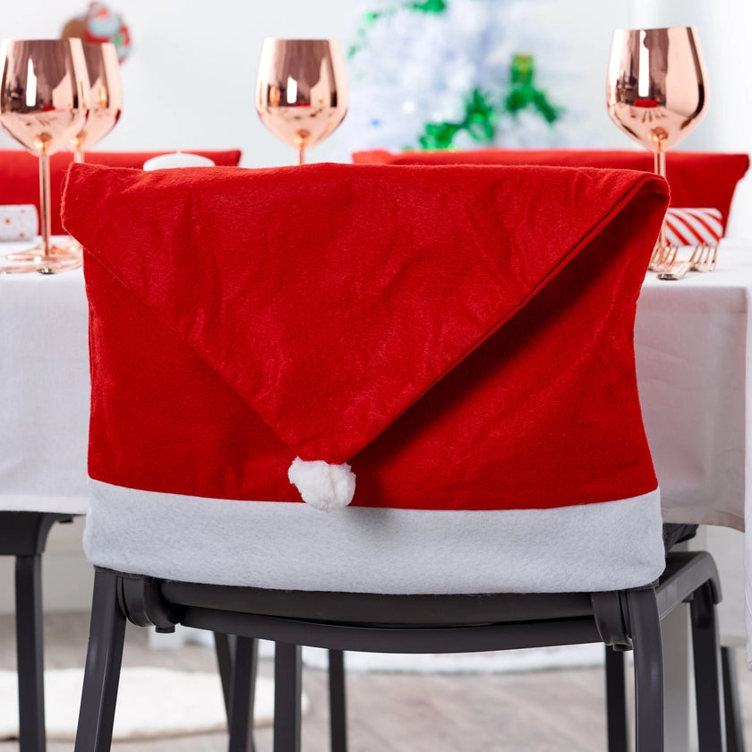 Santa Hat Chair Cover