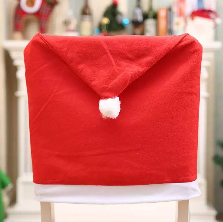 Santa Hat Chair Cover