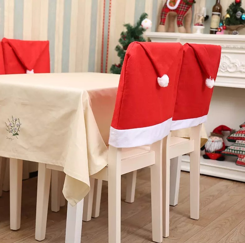 Santa Hat Chair Cover