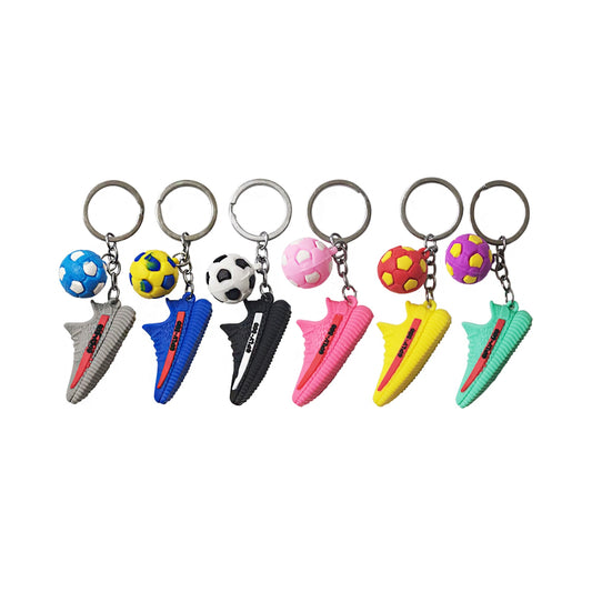 Sneaker and Ball Keychain