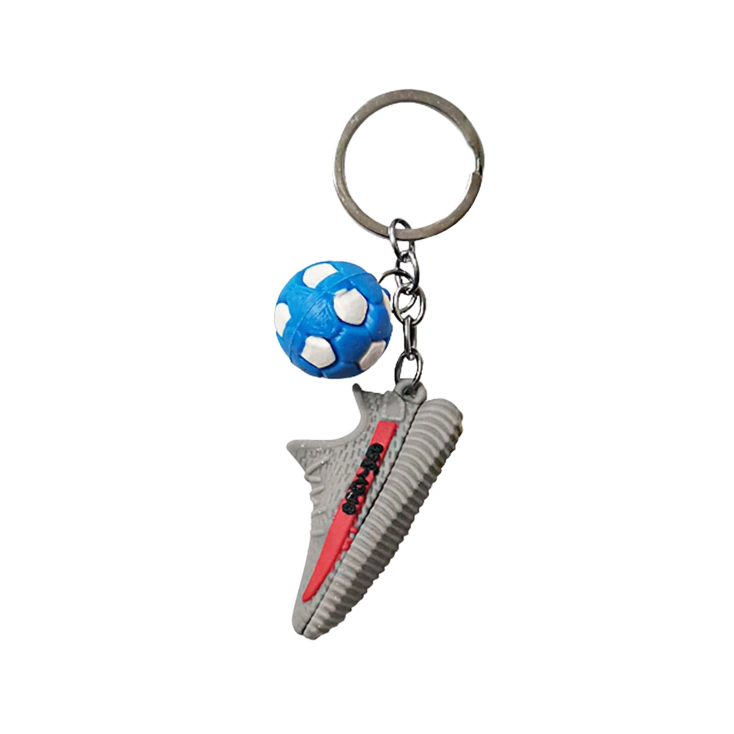 Sneaker and Ball Keychain