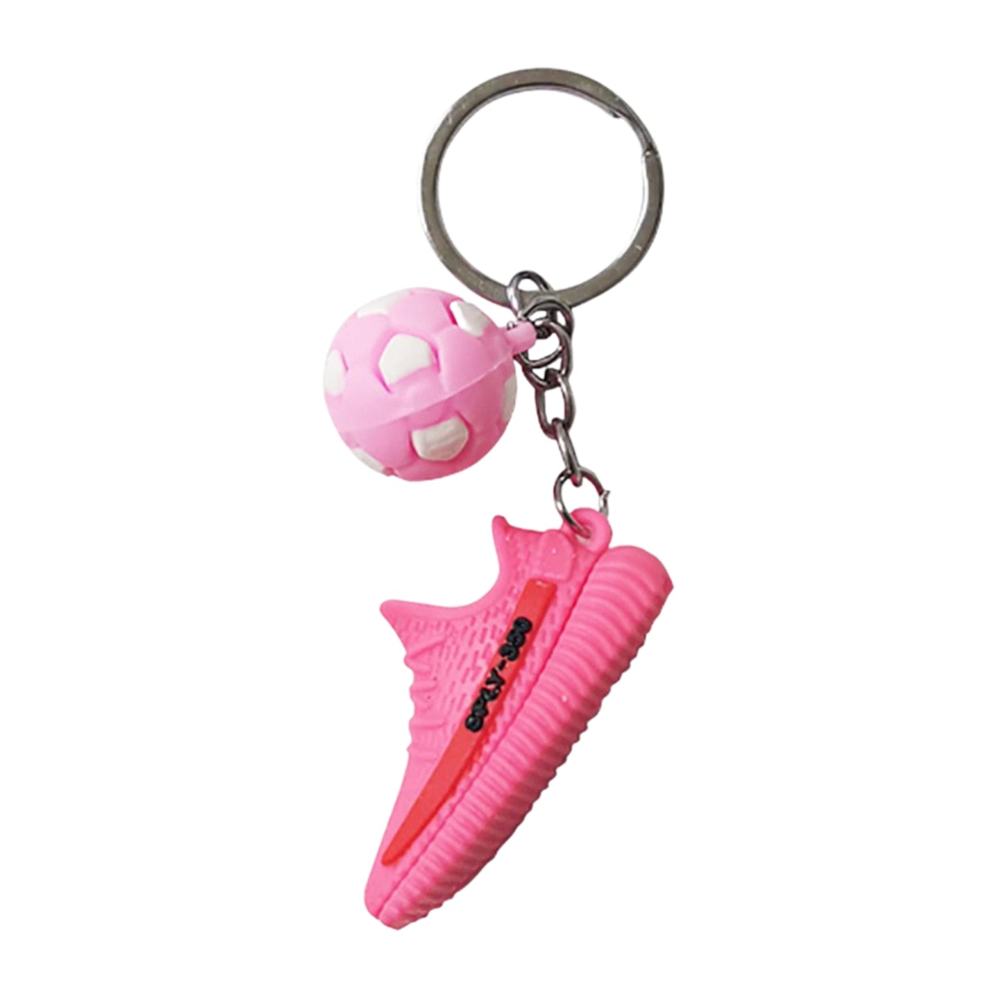 Sneaker and Ball Keychain