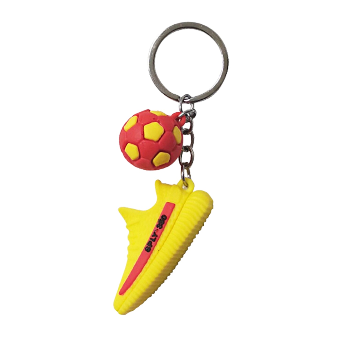 Sneaker and Ball Keychain