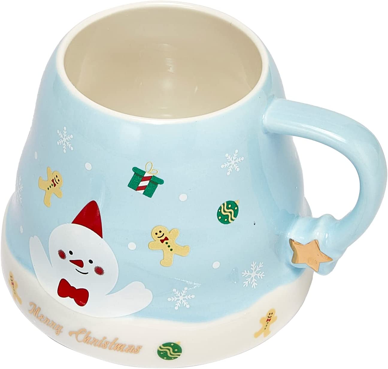 Snowman Mug with A Hat Lid