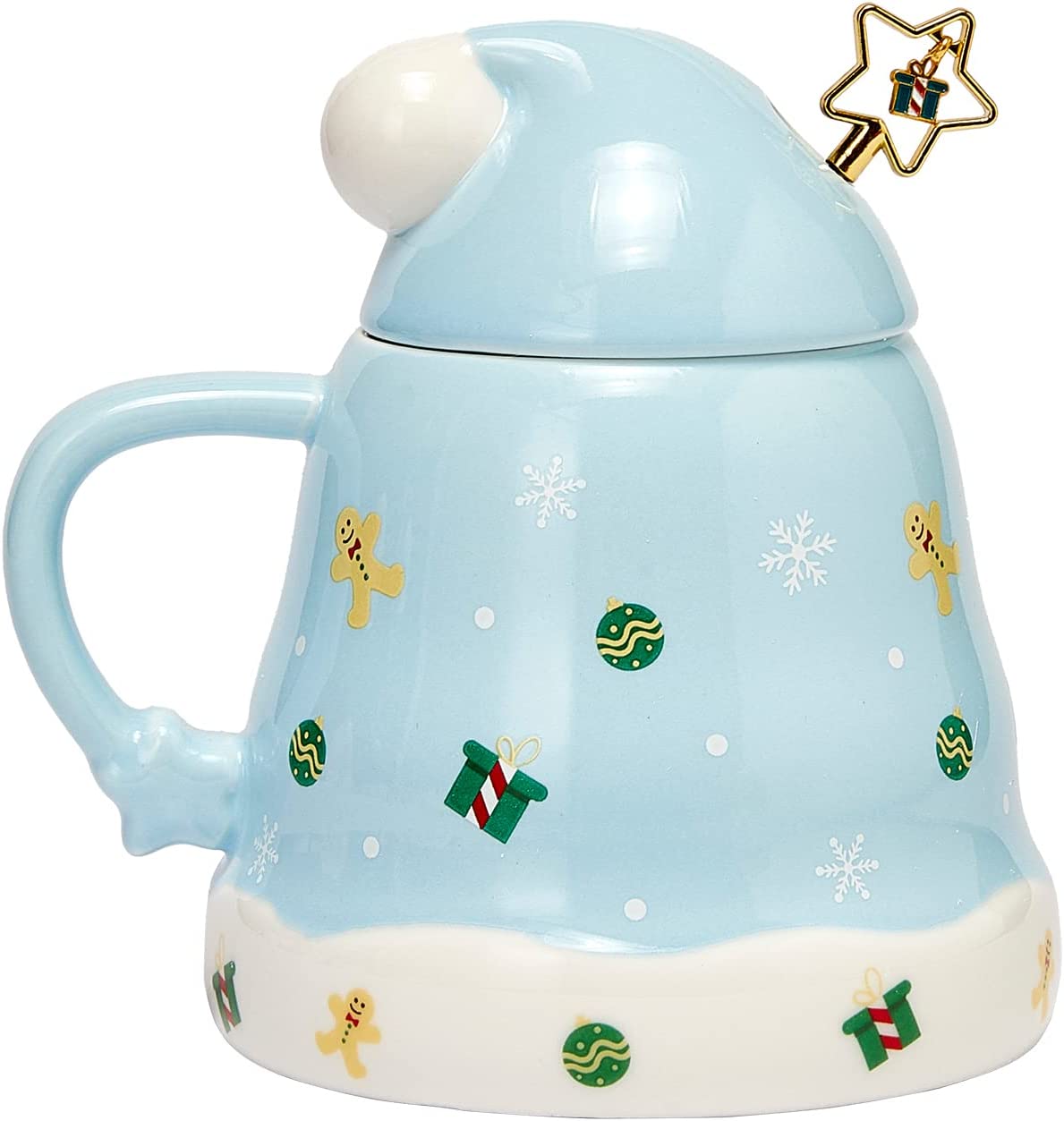 Snowman Mug with A Hat Lid