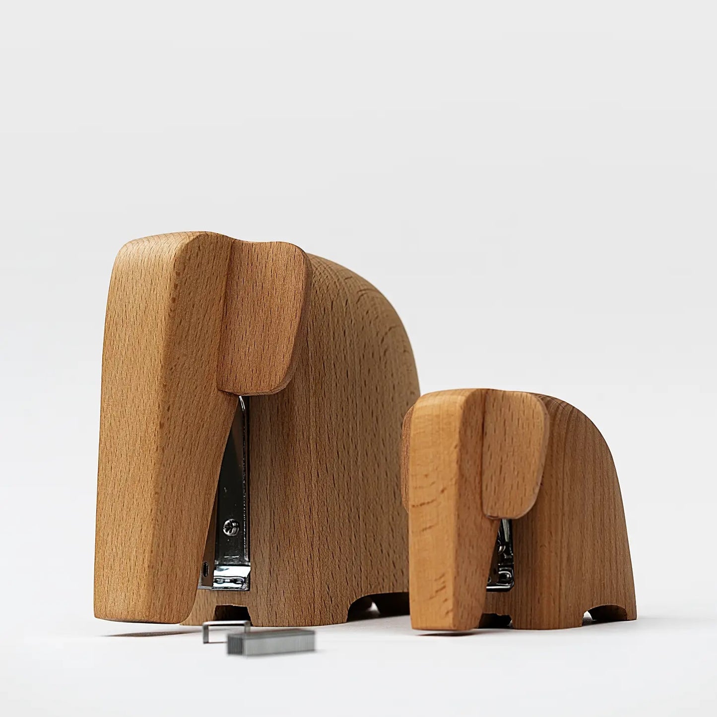 Wooden Baby Elephant Stapler