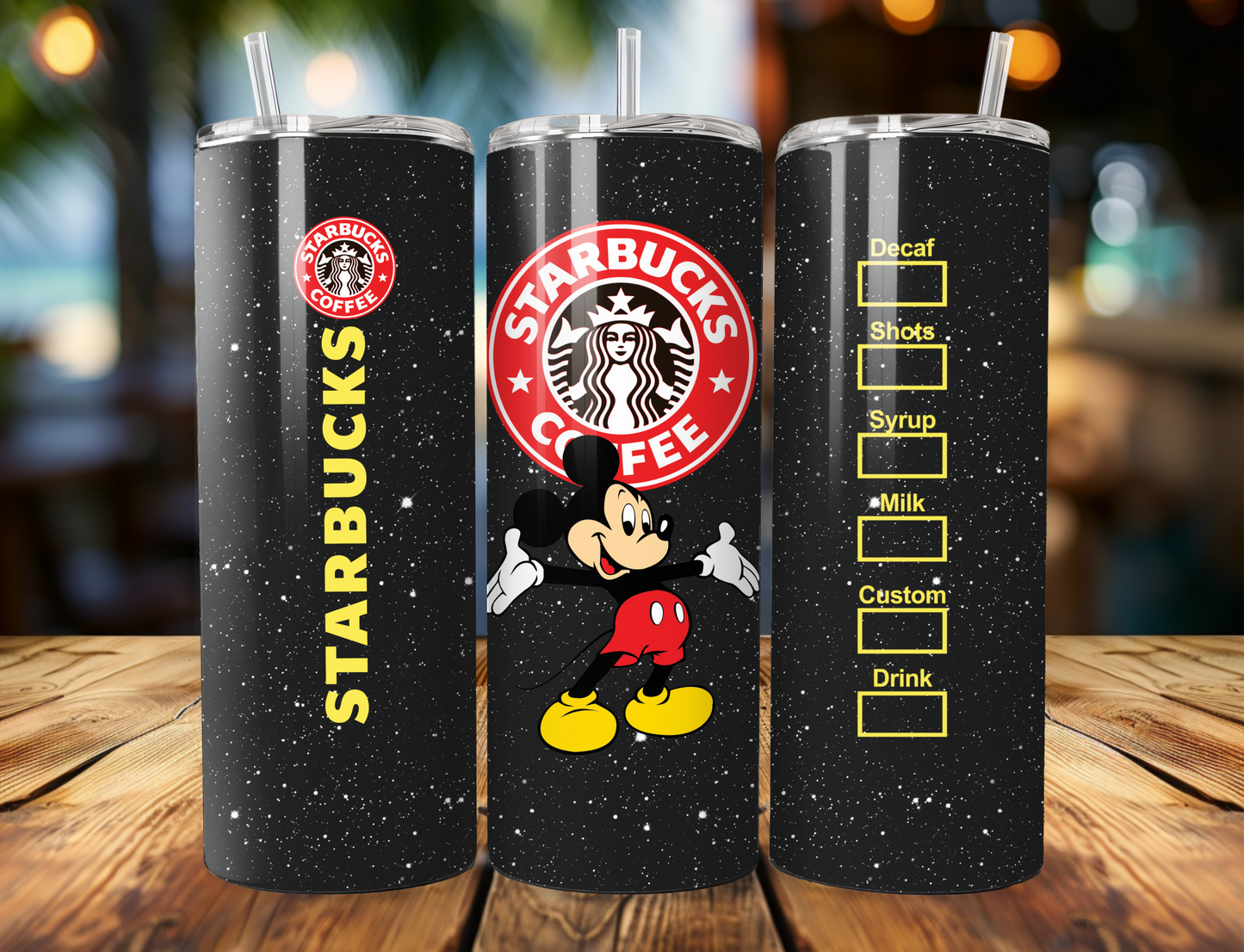 Micky Starbucks Coffee Tumbler