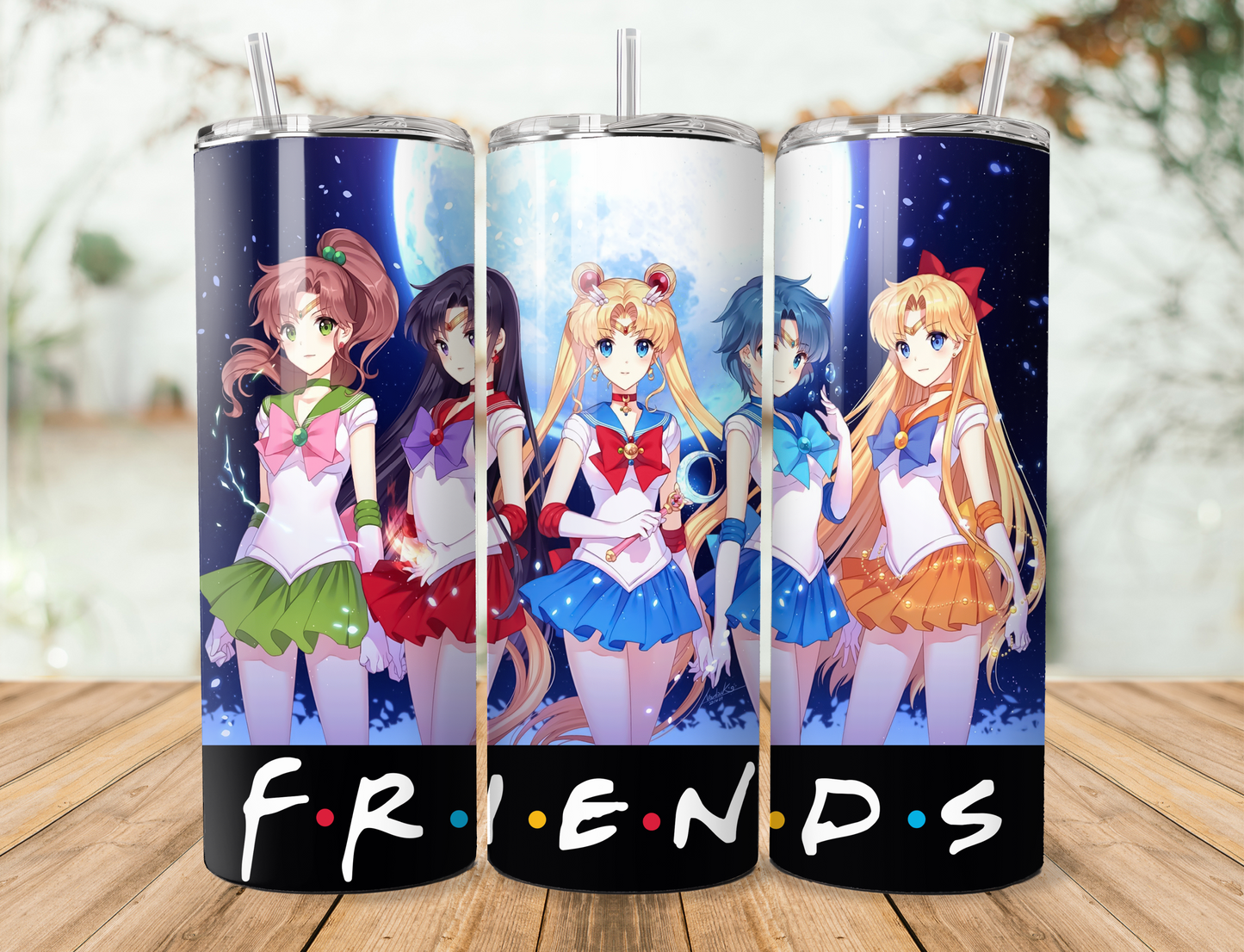 Sailor Moon Friends Tumbler